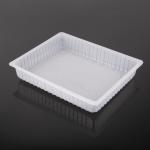 Customized PP Plastic Food Tray Packaging Transparent Square Disposable