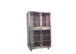 Four Cages Stainless Steel Pet Cages 1220 * 690 * 1560mm For Pet Boarding
