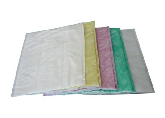6 Pockets Air Handling Unit Filter 5 Micron Filter For AHU
