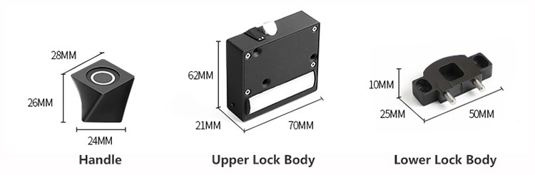 Zinc Alloy Fingerprint Door Lock