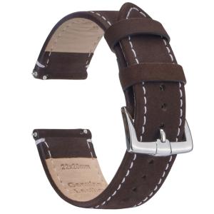 Quality 0.7 Inch Handmade Leather Watch Straps 20g Genuine Leather Watch Band Retro Colors wholesale