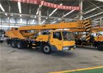 32m Double Lifting Hoists Hydraulic Truck Mounted Crane 70km/H Driving Speed