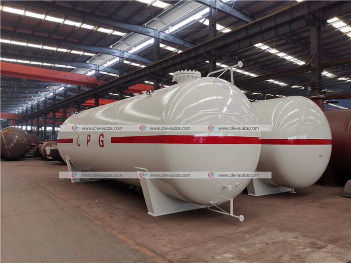 50cbm 25mt 25tons LPG Storage Tanks Gas Filling Plant Tank for Cooking Gas Cylinder Filling Station
