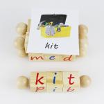 Alphabet Children Wooden Toys Blocks For Montessori Kindergarten Teaching