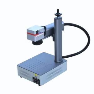 Quality 40% Discount Portable Fiber Metal Engraving Machine Precision Desktop Engraving for Acrylic Leather Jewelry and Plastic wholesale