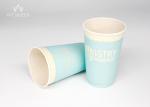 Biodegradable Double Wall Takeaway Coffee Cups Natural Color Bagasse Based