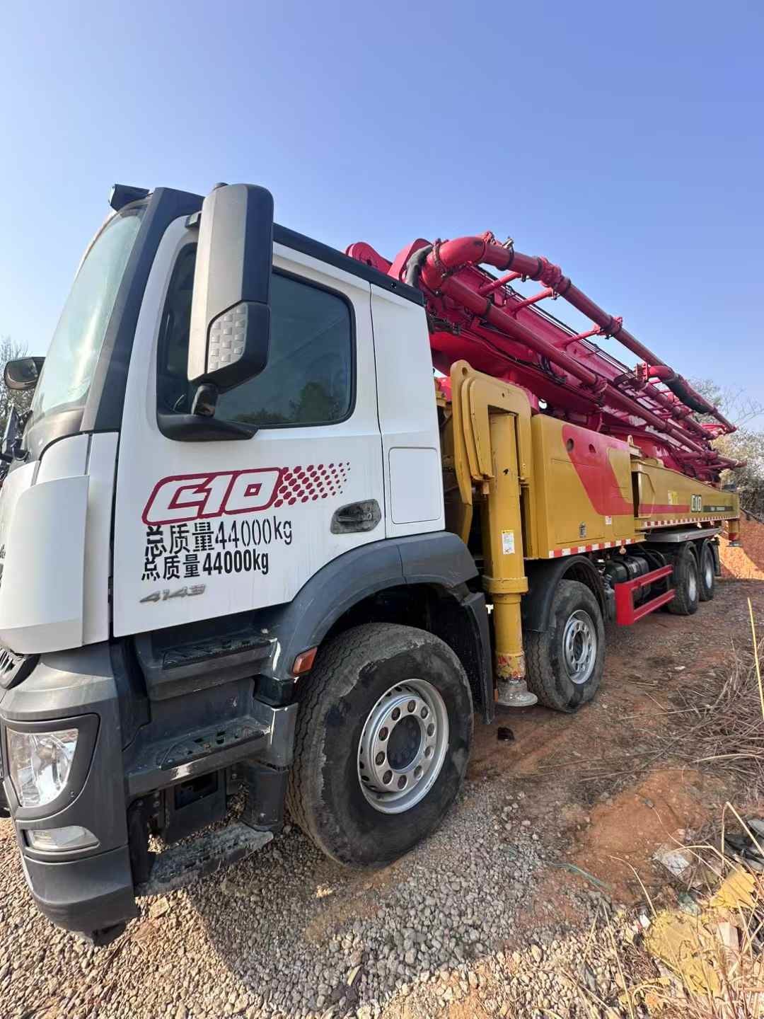 2021 original condition Sany Heavy Industry 65m long boom concrete pump truck