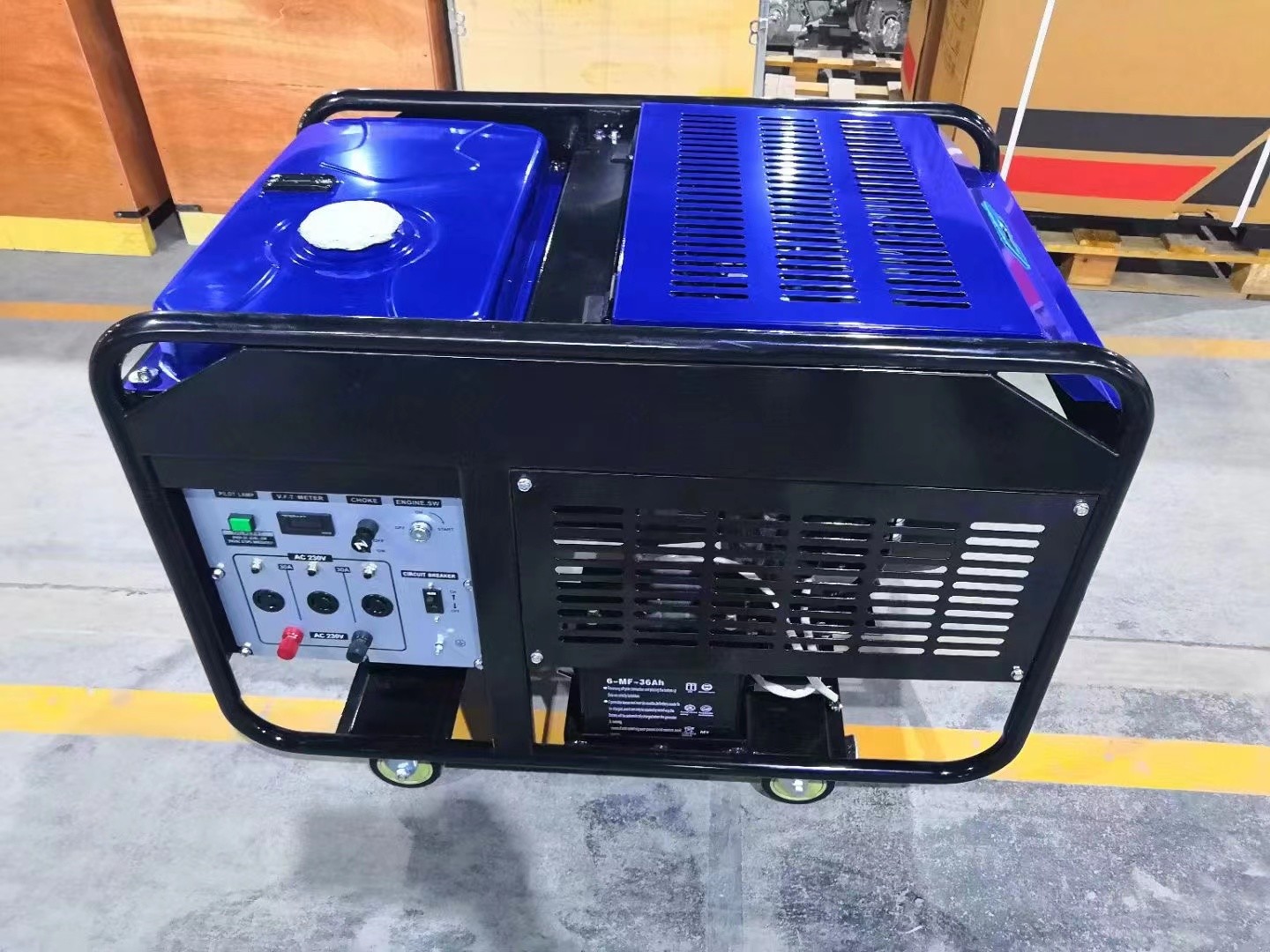 688CC Displacement High Wattage Generator 10KW V TWIN High Output