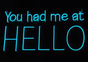 Quality EU Plug 10cm 12VDC Led Neon Signs For Sweethearts wholesale