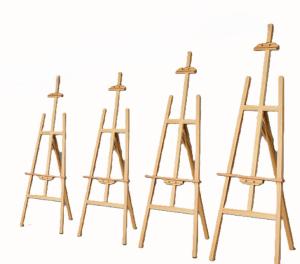 Quality 80cm 105cm 125cm Wooden Desktop Easel for Announcement Boards Paintings or Canvases wholesale