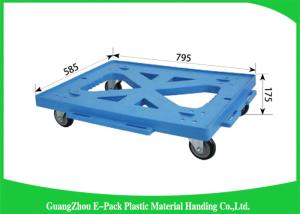 Quality Logistics Stackable Plastic Moving Dolly Convenience Transport Long Service Life wholesale