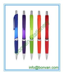 Quality logo branded gifts pen, retractable promo ball pen wholesale