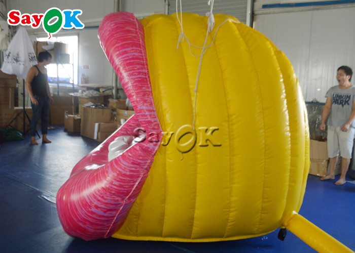 2x2m Inflatable Mouth Lip Model For Pub Music Party Decoration