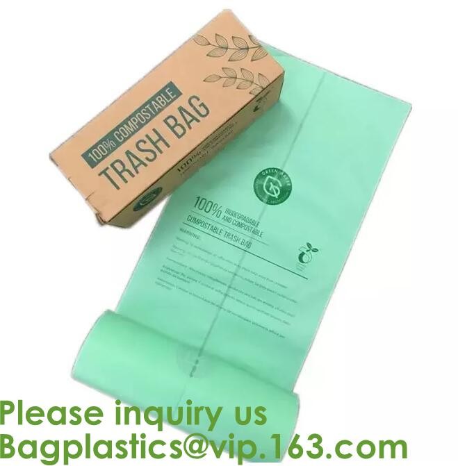 Heavy Duty Compostable T-shirt Handle Tie Plastic Roll Garbage Bags Trash Bags, t shirt carry bags, bagease, bagplastics