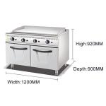 Stainless Steel Gas Restaurant Cooking Equipment 1.29/1.92Kg/h LPG/NG Consumptio