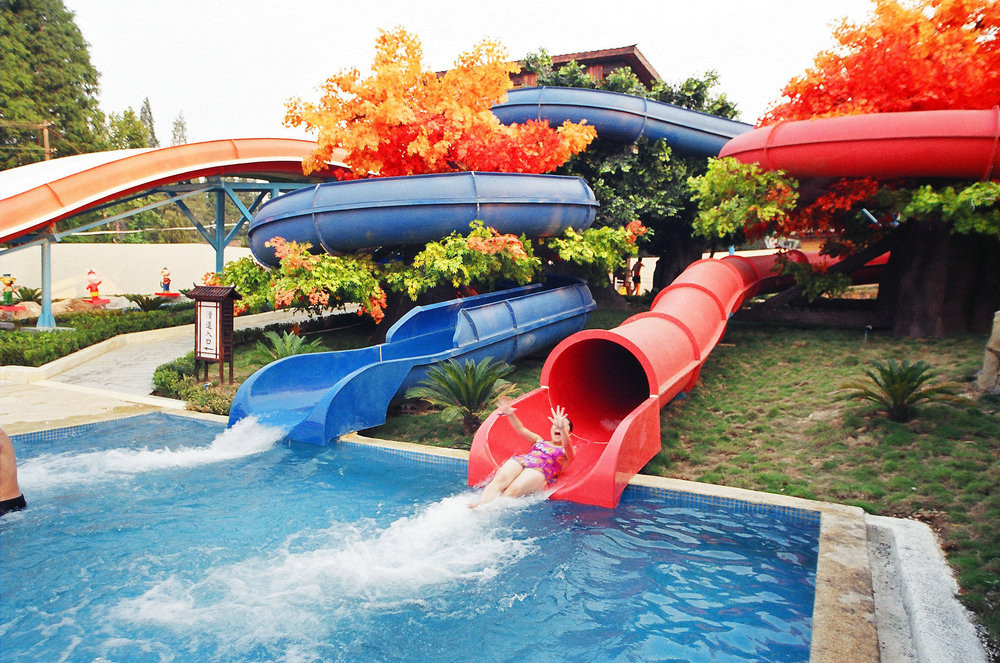 Waterpark Equipment, Kids' Body Water Slides, Fiberglass Pool Slide for Aqua Park