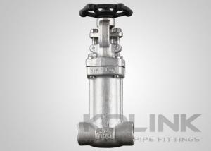 China Forged Stainless Steel Bellows Seal Gate Valve Extended Body F304 F316 on sale