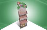Floor Standing corrugated cardboard display Stand Shop Snacks Storage