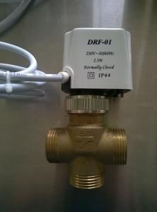 Split Design 3 Way Motorised Valve Fan Coil Unit Parts Normally Closed Logic