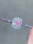 Pink Lab Grown Diamond Bracelets Radiant Cut Radiant Shape NGTC Certified