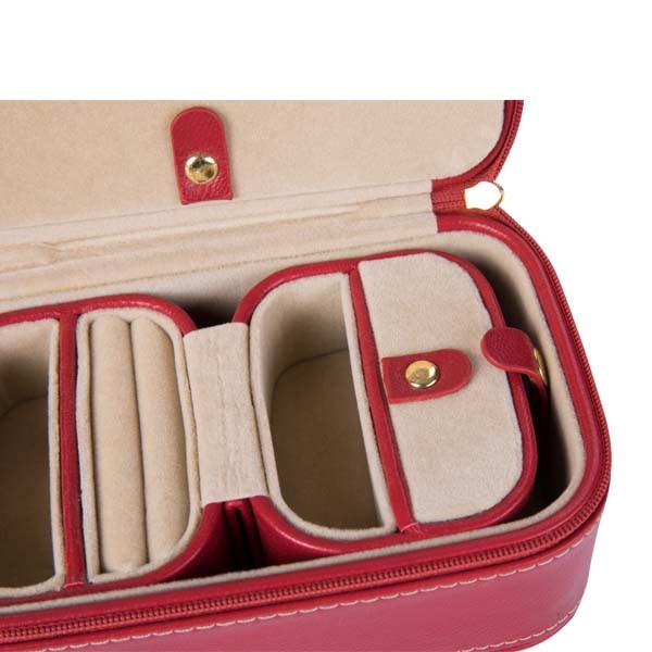 Holiday Gift Leather Storage Case , Luxury Custom Lightweight Small Ring Box