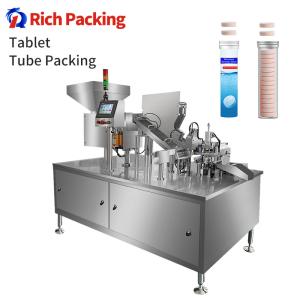Quality Vitamin C Effervescent Bottle Tube Counting Filling Tablet Packing Machine wholesale