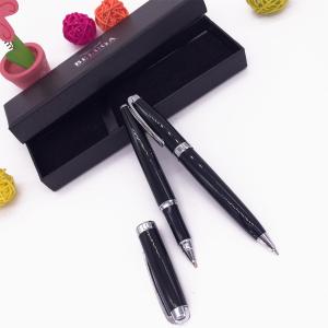 Quality Customized Metal Laser Engraving Pen with Cap Set Box Packing for Gifts wholesale