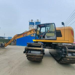 Quality Boat Excavator River Water Silt Removal Excavator For Dredge The River Course wholesale