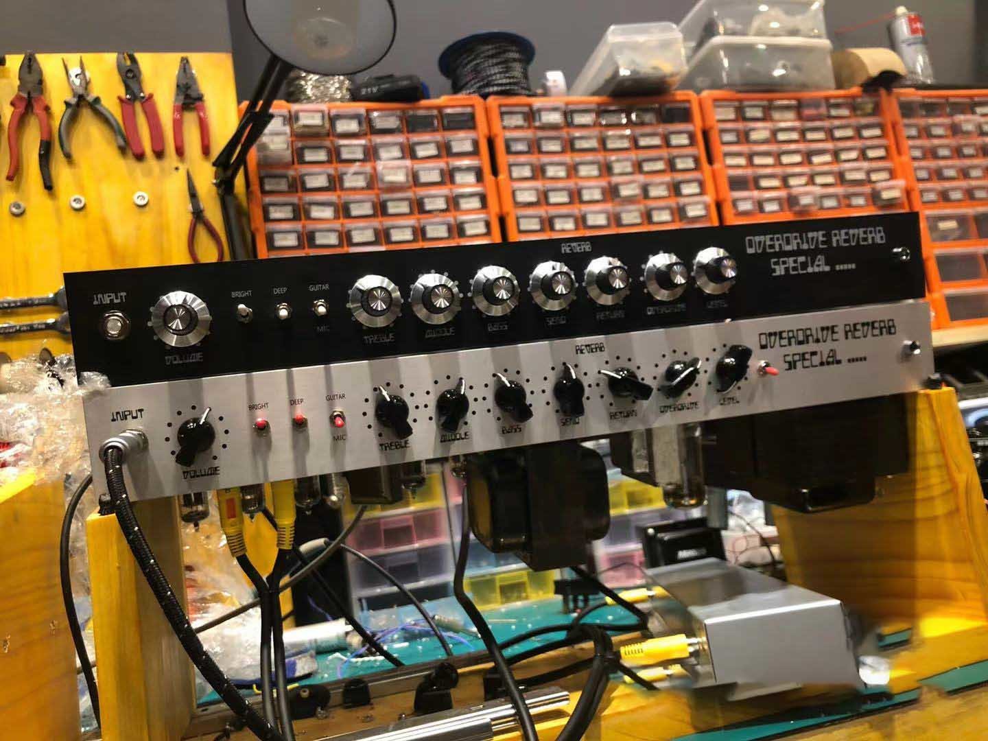 Custom Grand Tube Amplifier Head Overdrive Special Reverb 60W 2*6L6 5*12ax7 1*12at7 Tubes