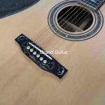 Custom Deluxe Solid Spruce Top Dreadnought Body Ebony Fingerboard 41 Inch Real
