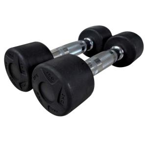 Quality Wholesale Gym Fitness Weight Lifting Rubber Coated Round Dumbbell wholesale