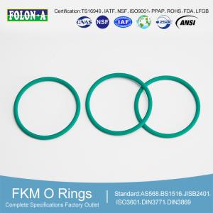 Quality GREEN FKM 80 Hydraulic Related Seals for Extreme Environments wholesale
