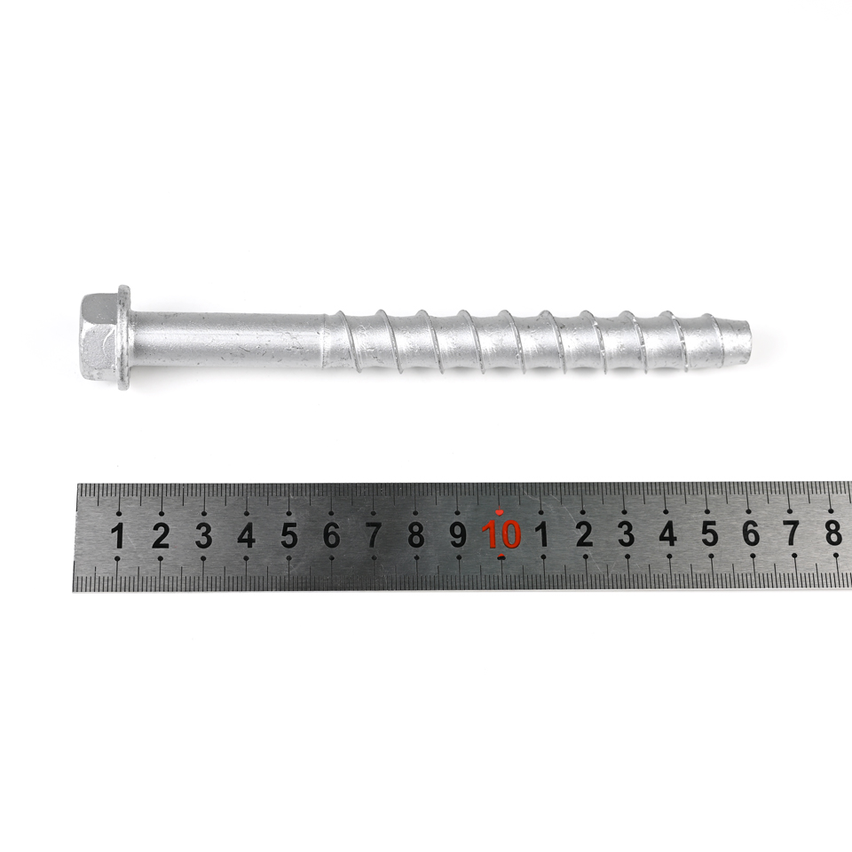 Large Diameter Masonry Screws Standard Carbon Steel Hex Anchor Bolt for Safety Cones