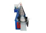 Total Power 7.5KW Garage Door Roll Forming Machine , Steel Door Frame Forming