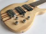 professional active electric bass guitar neck through body bass guitar with