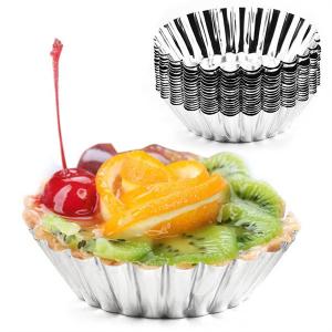 Quality Tinplate Nonstick Egg Tart Cupcake Mold Reusable Kitchen Baking Tools wholesale