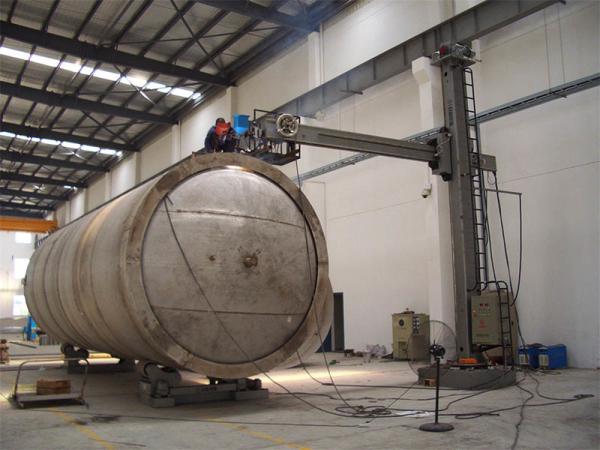 5000 mm Diameter Welding Column And Boom , Pressure Vessels Seam Welding