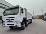 375HP Sinotruk HOWO 8*4 Dump Truck Secondhand Truck 12 Wheels White Transportati