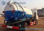 Dongfeng Q235 Carbon Steel Tank Sewage Suction Tanker Truck 4X2