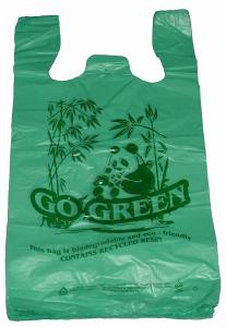 Quality 30X48CM Compostable Shopping Bags Bio Compostable Carry Bags EN 13432 wholesale