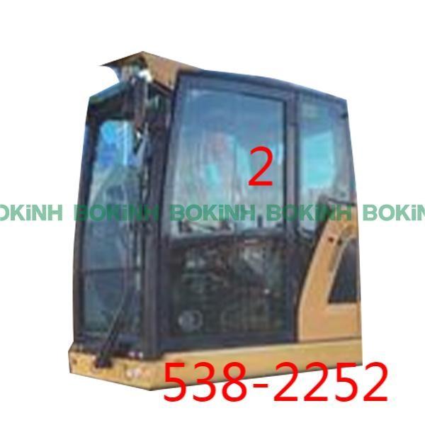 538-2252 Caterpillar Excavator Replacement Glass Left Side Straight Position NO
