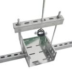 Bolted Steel rigid seismic bracing Galvanized Steel Material Durability