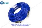 Length customized Armored FC UPC Fiber Optic Patch Cable CATV / VIDEO