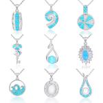 Multicolor Small Gold Plated Sterling Opal Jewelry Stud Earrings for Women