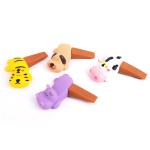 DIY Painting Animal Soft Vinyl Toys Door Stopper 10*10*9cm Custom Design For