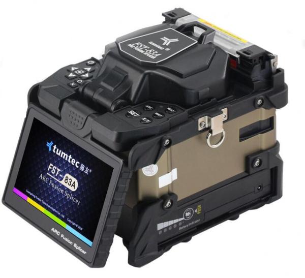 FST-83A Optical Fiber Fusion Machine 6 Motor Splicing Time 6 To 12S Length 20mm