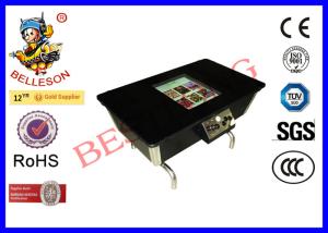 Quality Black 19Inch Screen Arcade Game Machines With Stainless Steel Legs wholesale