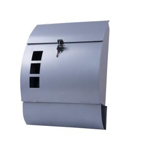 Quality Modern Galvanized Metal Residential Mailboxes Outdoor Wall Mounted Letterbox wholesale