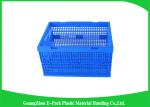 Food Grade Folding Plastic Crates Environmental Protection 600*400*320mm