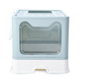 Quality Automatic Cat Litter Box Two Way Door Enclosed Large Cat Litter Toilet wholesale
